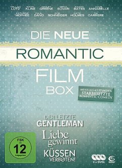 Die neue Romantic Film Box - 3 Romantic Comedy Filme in einer Box: Liebe gewinnt, Küssen verboten, Der letzte Gentleman DVD-Box