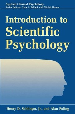 Introduction to Scientific Psychology - Schlinger, Henry D.;Poling, Alan