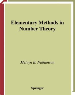 Elementary Methods in Number Theory - Nathanson, Melvyn B.
