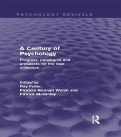 Cover A Century of Psychology (Psychology Revivals) (eBook, PDF)