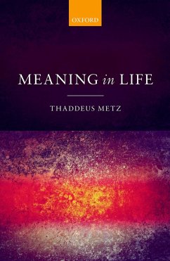 Meaning in Life (eBook, PDF) - Metz, Thaddeus