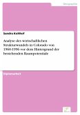 Analyse des wirtschaftlichen Strukturwandels in Colorado von 1960-1996 vor dem Hintergrund der bestehenden Raumpotentiale (eBook, PDF)