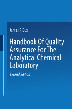 Handbook of Quality Assurance for the Analytical Chemistry Laboratory - Dux, J.