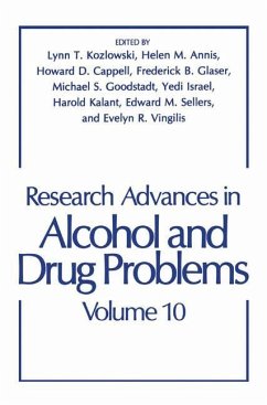 Research Advances in Alcohol and Drug Problems