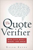 The Quote Verifier (eBook, ePUB)