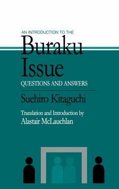 An Introduction to the Buraku Issue (eBook, ePUB) - Kitaguchi, Suehiro; Mclauchlan, Alastair