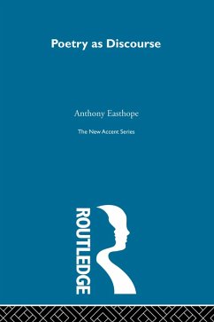 Poetry as Discourse (eBook, PDF) - Easthope, Antony