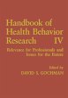 Handbook of Health Behavior Research IV - Bild 1