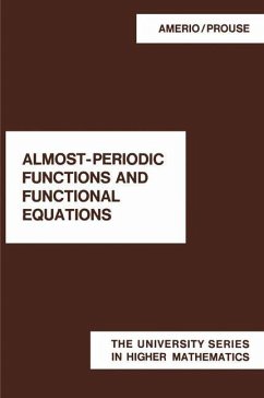 Almost-Periodic Functions and Functional Equations - Amerio, L.;Prouse, G.