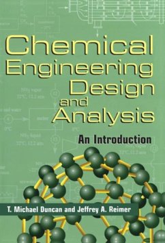 Cover Chemical Engineering Design and Analysis (eBook, PDF)