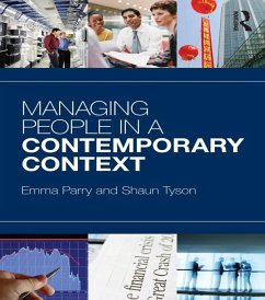 Cover Managing People in a Contemporary Context (eBook, PDF)