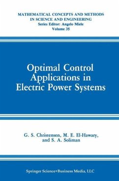 Optimal Control Applications in Electric Power Systems - Christensen, G. S.;El-Hawary, M. E.;Soliman, S. A.