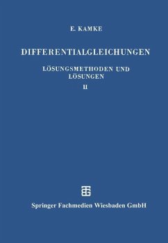 Differentialgleichungen Lösungsmethoden und Lösungen