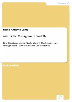 Asiatische Managementmodelle (eBook, PDF) - Lang, Heike Annette