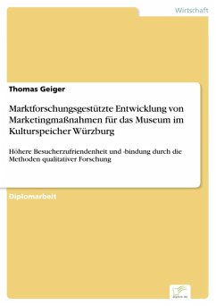 Marktforschungsgestützte Entwicklung von Marketingmaßnahmen für das Museum im Kulturspeicher Würzburg (eBook, PDF) - Geiger, Thomas