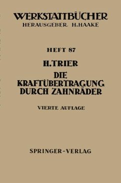 Die Kraftübertragung durch Zahnräder