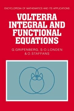 Cover Volterra Integral and Functional Equations (eBook, PDF)