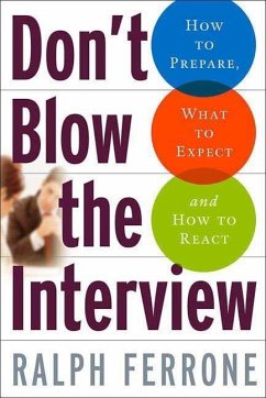 Cover Don't Blow the Interview (eBook, ePUB)