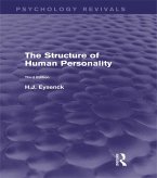 The Structure of Human Personality (Psychology Revivals) (eBook, PDF)