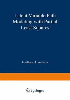Latent Variable Path Modeling with Partial Least Squares - Lohmöller, Jan-Bernd