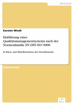 Einführung eines Qualitätsmanagementsystems nach der Normenfamilie EN DIN ISO 9000 (eBook, PDF) - Windt, Karsten