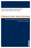 Verwaltung war gestern? (eBook, PDF)