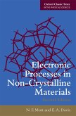 Electronic Processes in Non-Crystalline Materials (eBook, PDF)