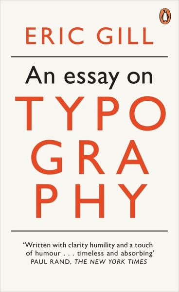 An Essay on Typography (eBook, ePUB) An Essay on Typography (eBook, ePUB)