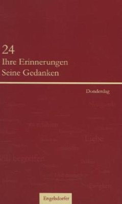 Cover 24: Ihre Erinnerungen Seine Gedanken