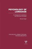 Psychology of Language (PLE: Psycholinguistics) (eBook, ePUB)