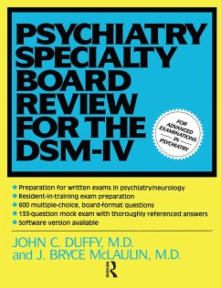 Psychiatry Specialty Board Review For The DSM-IV (eBook, ePUB) - Duffy, John; McLaulin, J. Bryce