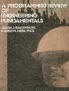 A Programmed Review Of Engineering Fundamentals - Baldwin;Hess
