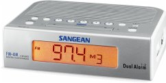 Sangean RCR-5 Radiowecker silber