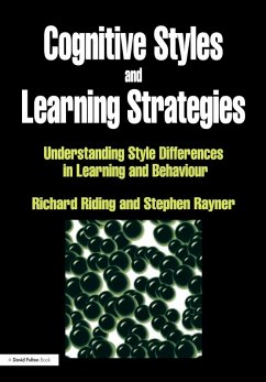 Cognitive Styles and Learning Strategies (eBook, PDF) - Riding, Richard; Rayner, Stephen