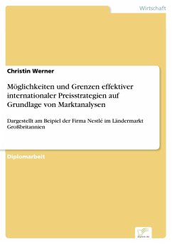 Möglichkeiten und Grenzen effektiver internationaler Preisstrategien auf Grundlage von Marktanalysen (eBook, PDF) - Werner, Christin