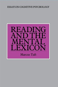 Cover Reading and the Mental Lexicon (eBook, PDF)