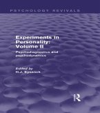 Experiments in Personality: Volume 2 (Psychology Revivals) (eBook, ePUB)