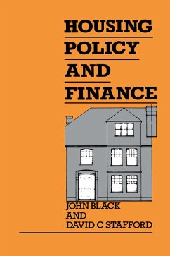 Housing Policy and Finance (eBook, PDF) - Black, John; Stafford, David