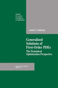 Generalized Solutions of First Order PDEs - Subbotin, Andrei I.