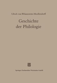 Geschichte der Philologie