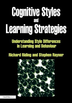 Cognitive Styles and Learning Strategies (eBook, ePUB) - Riding, Richard; Rayner, Stephen
