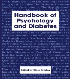 Cover Handbook of Psychology and Diabetes (eBook, PDF)