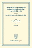 Geschichten der romanischen und germanischen Völker