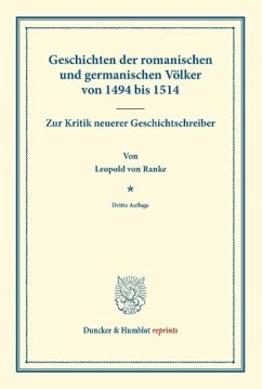 Geschichten der romanischen und germanischen Völker - Ranke, Leopold von