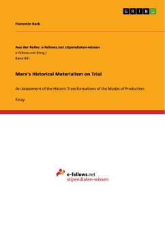 Marx's Historical Materialism on Trial - Rack, Florentin