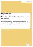 Wissensmanagement und Kommunikation in Gruppen (eBook, PDF)