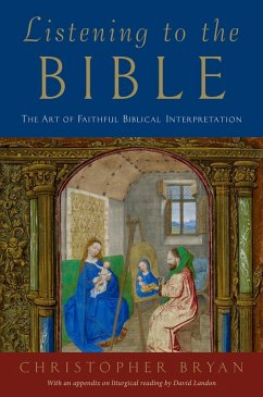 Listening to the Bible (eBook, ePUB) - Bryan, Christopher