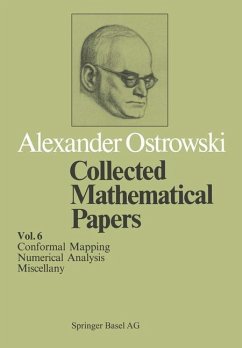 Collected Mathematical Papers - Ostrowski, Alexander
