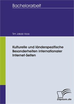 Kulturelle und länderspezifische Besonderheiten internationaler Internet-Seiten (eBook, PDF) - Voos, Tim Jakob