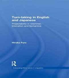 Turn-taking in English and Japanese (eBook, ePUB) - Furo, Hiroko